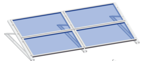 Flat Roof - C Profile Triangle Kit